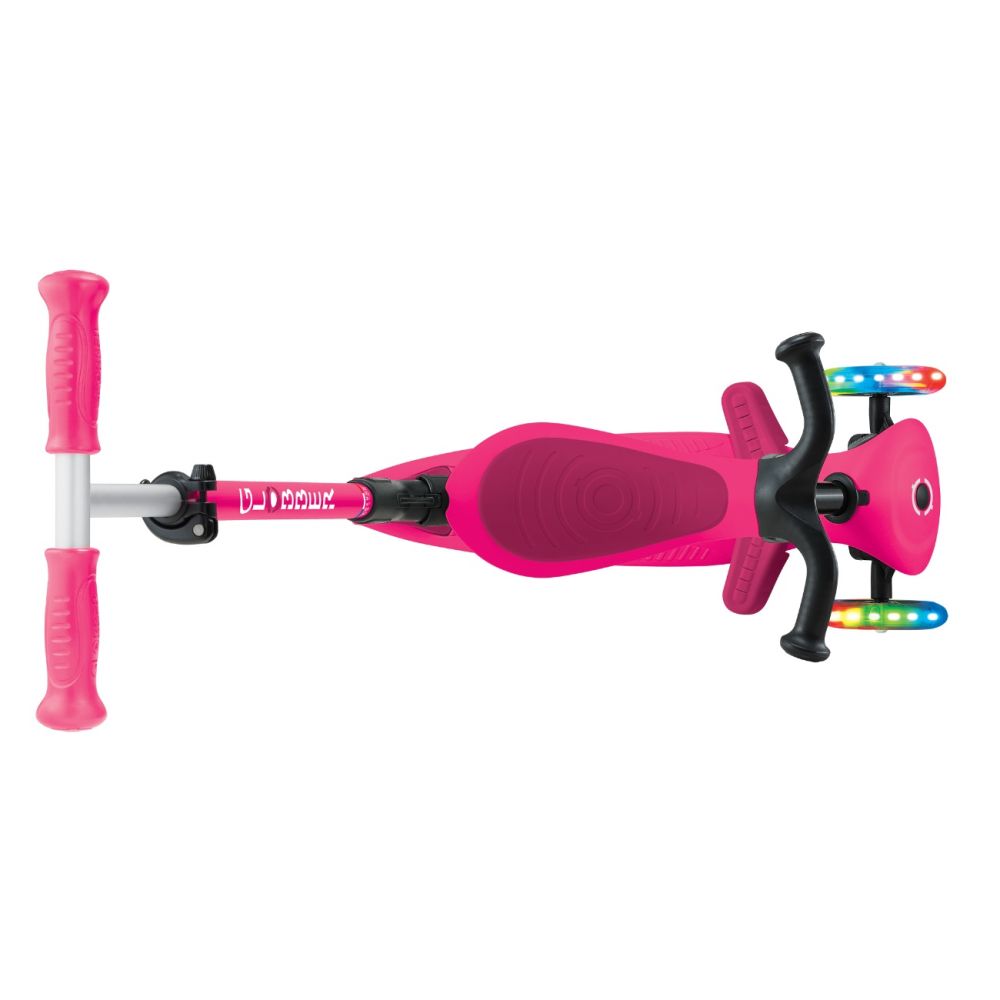 Trotineta 3 in 1 cu scaun si roti luminoase, Globber, Go Up Active, Roz