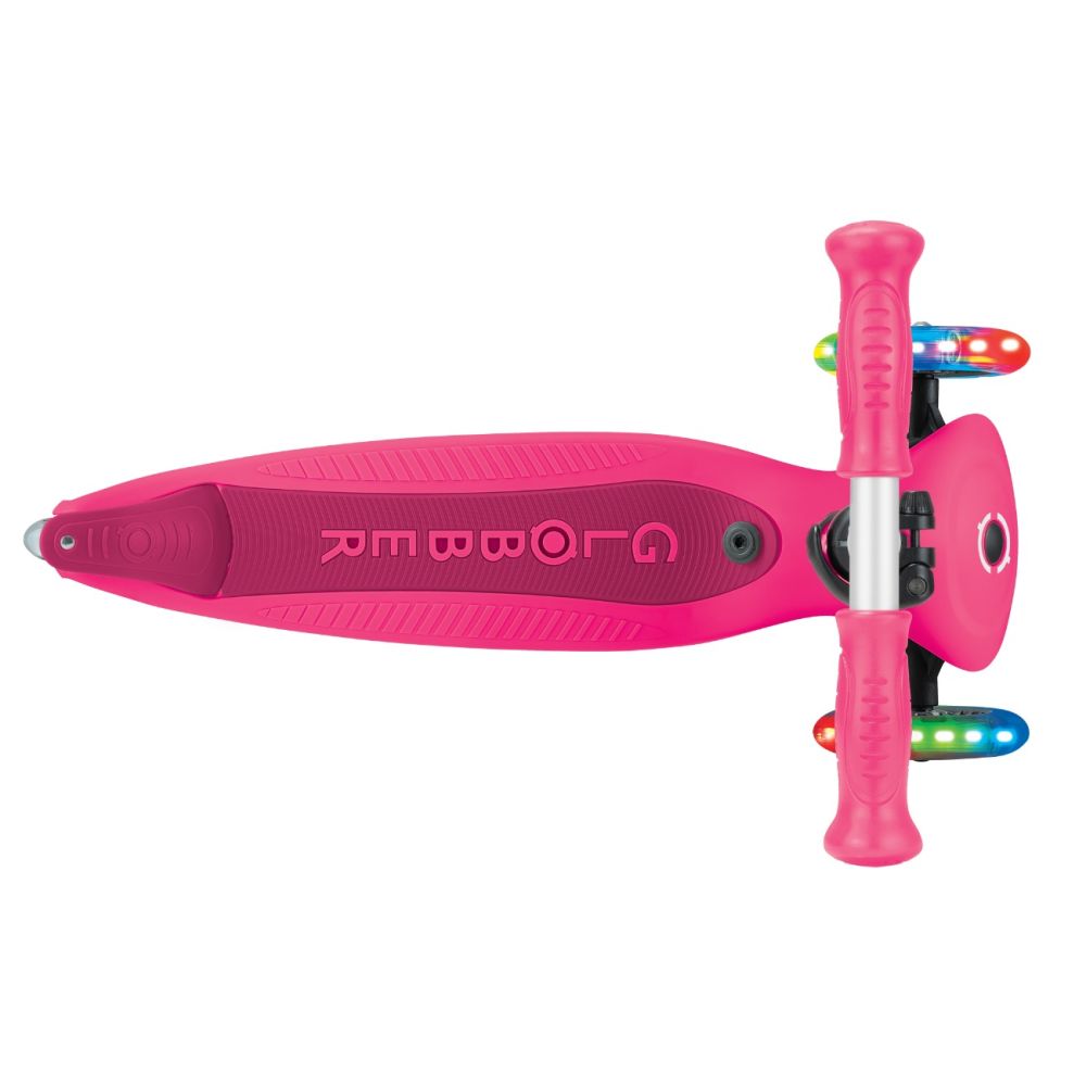 Trotineta 3 in 1 cu scaun si roti luminoase, Globber, Go Up Active, Roz