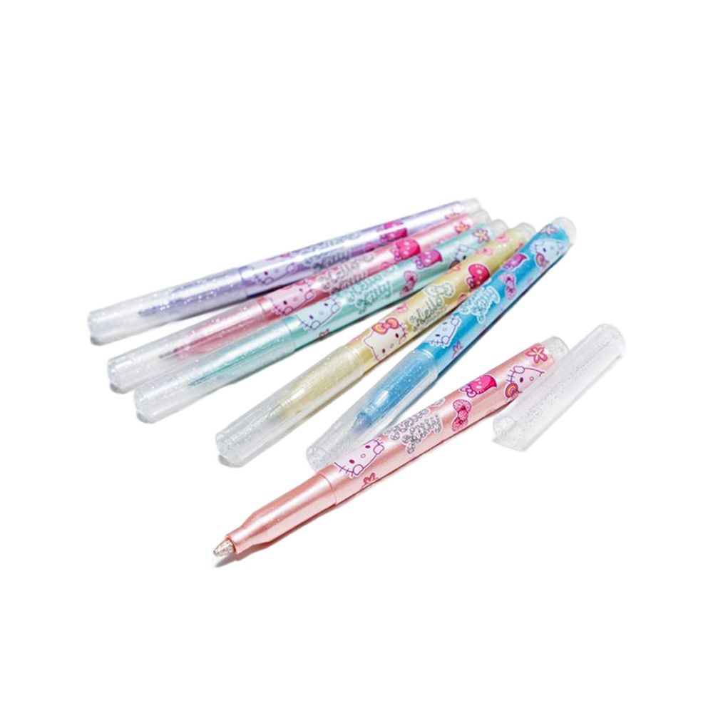 Markere cu sclipici, Coolpack, Hello Kitty, 6 culori