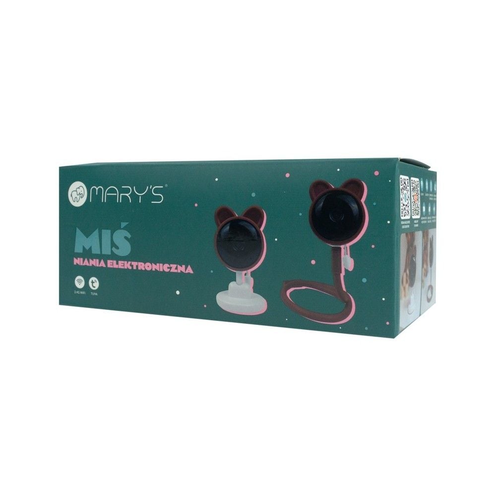 Camera video pentru bebelusi, Marys, Brown Bear, Tuya Wifi, Maro