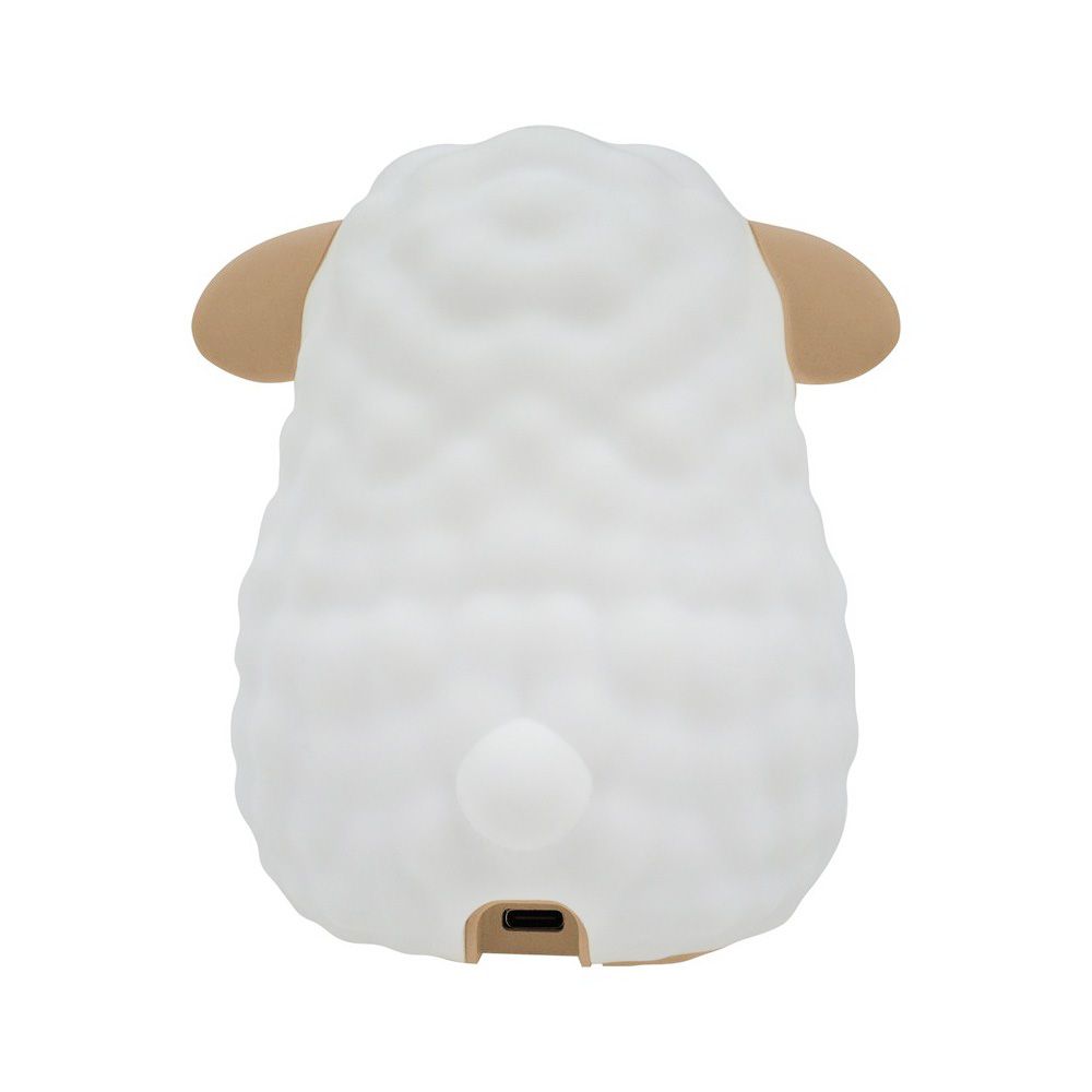 Lampa de noapte cu lumini LED RGB si alarma, Marys, Oaie