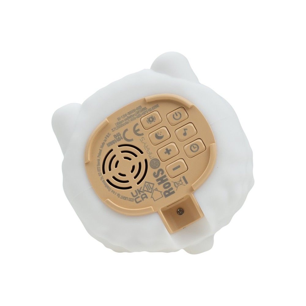 Lampa de noapte cu lumini LED RGB si alarma, Marys, Oaie
