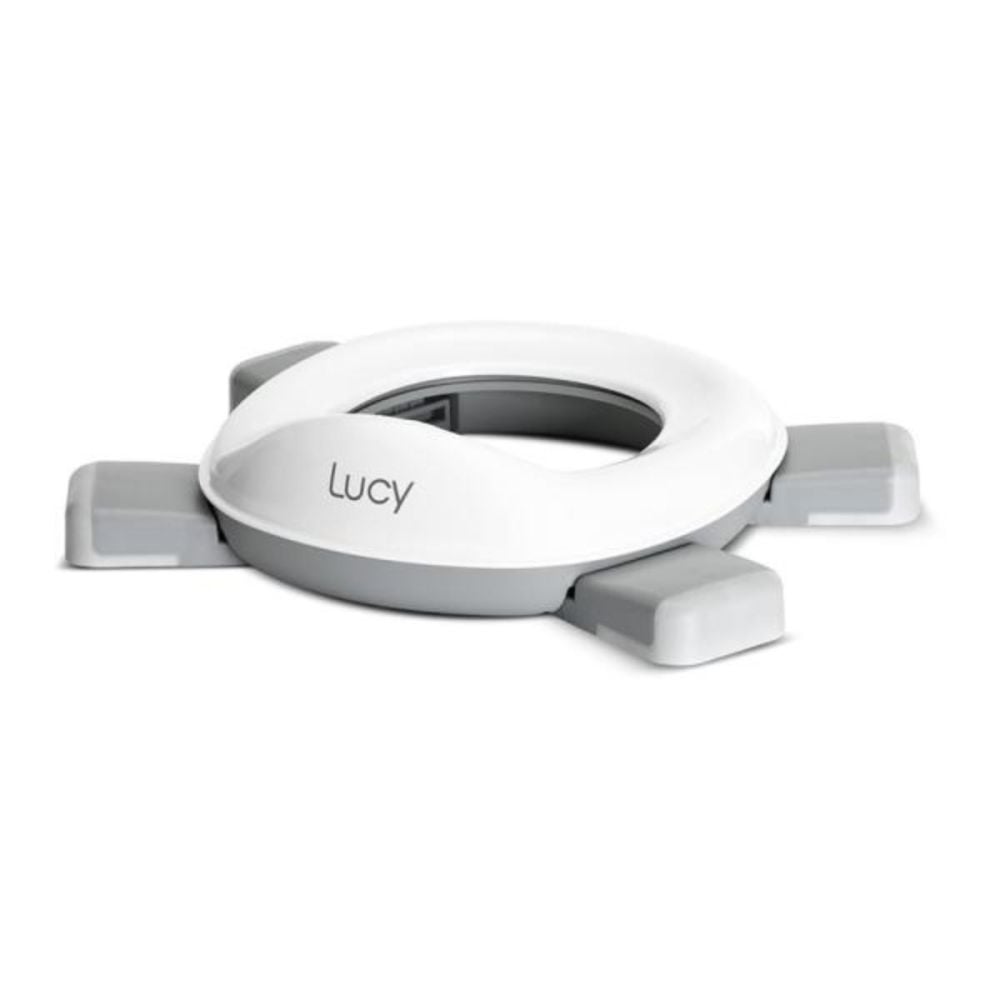 Olita pliabila de voiaj 2 in 1, Lorelli Lucy, cu functie reductor WC, geanta de transport si 20 saci de unica folosinta, Grey