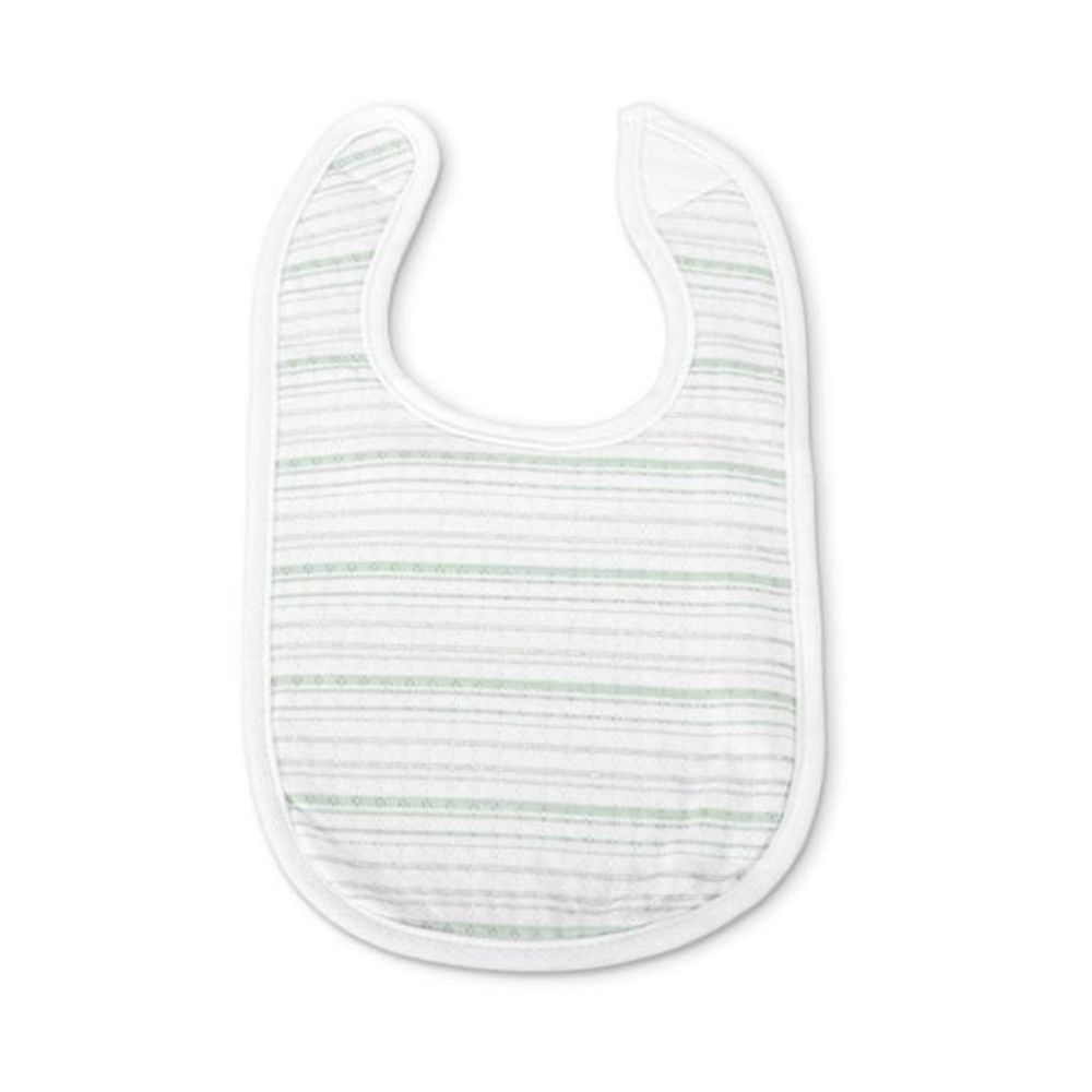 Set 3 bavete bumbac, Lorelli, inchidere cu velcro, potrivit pentru hranire si in perioada eruptiei dentare, White