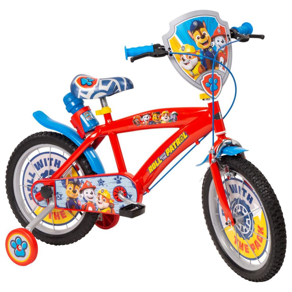 Bicicleta copii, Toimsa, Paw Patrol, 16 inch, Rosu