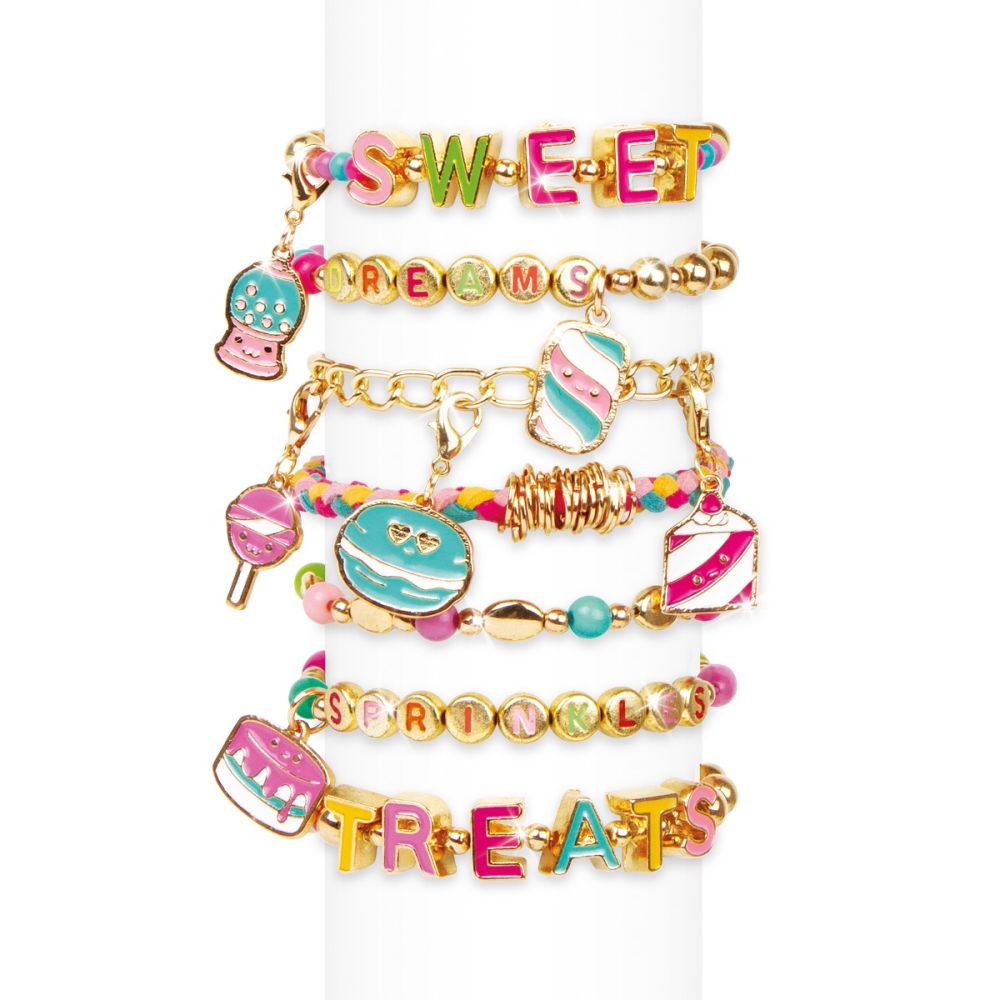 Set de creat 7 bratari, Make It Real, Sweet Treats