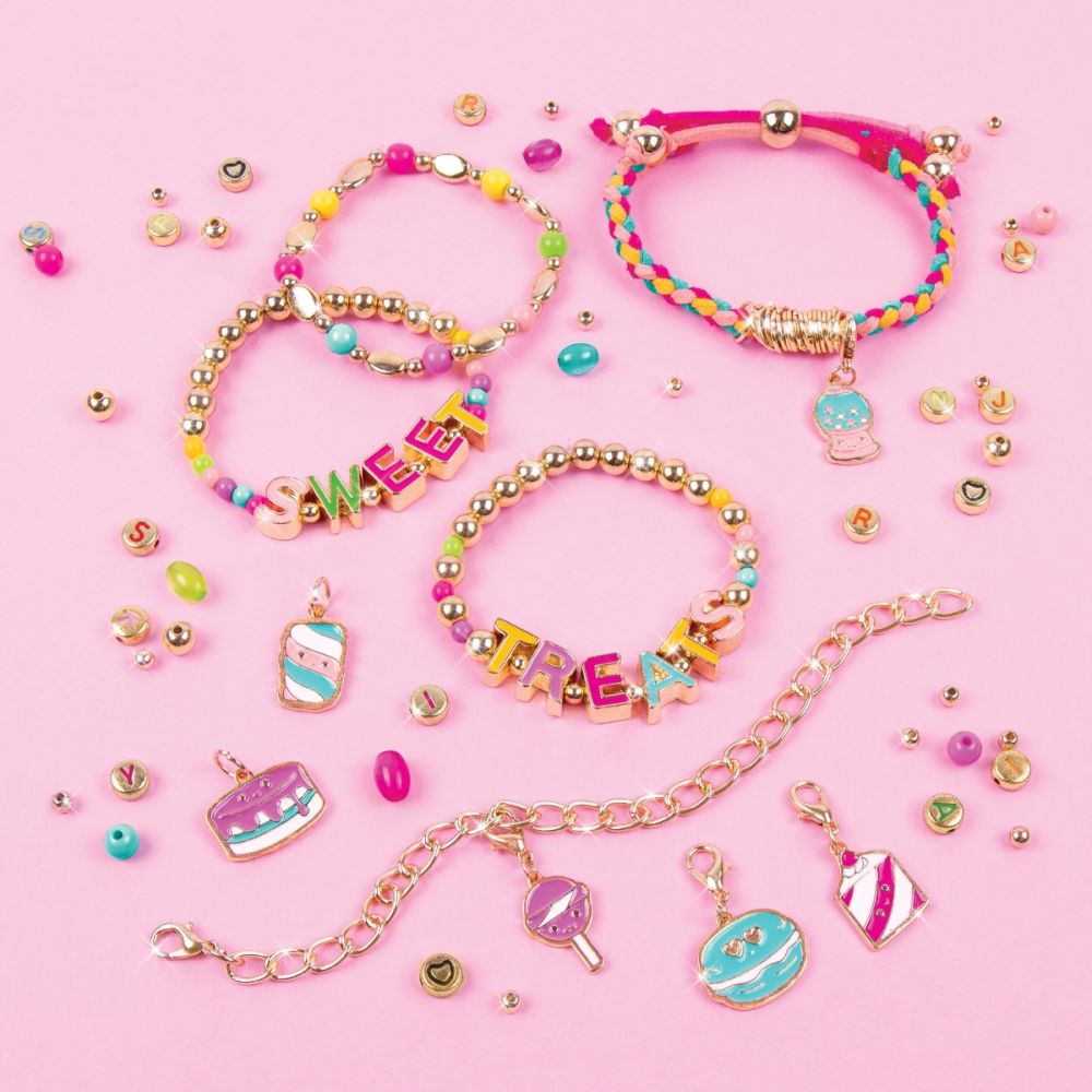 Set de creat 7 bratari, Make It Real, Sweet Treats