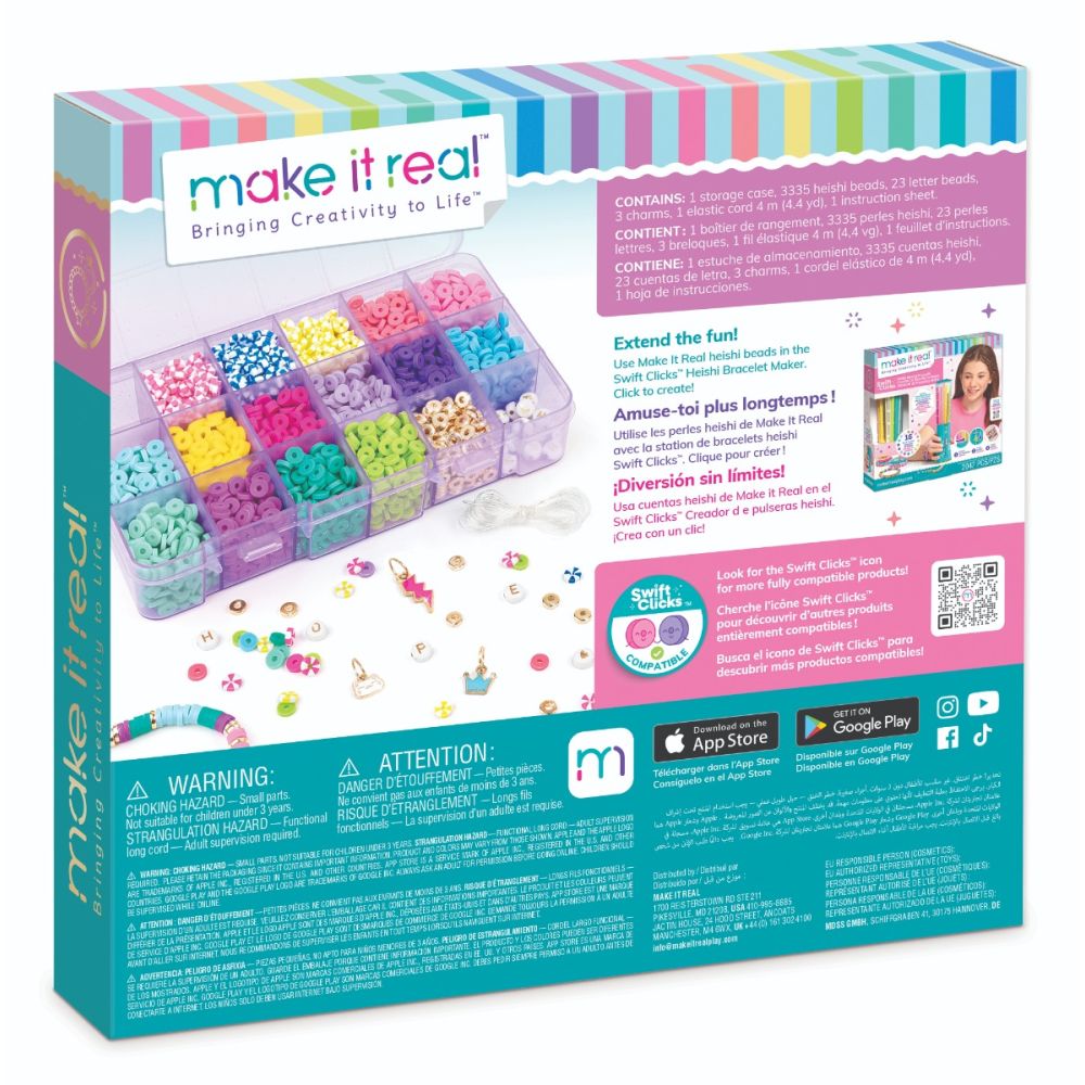 Set margele in cutie, Make It Real, Heishi Craze, 3364 piese