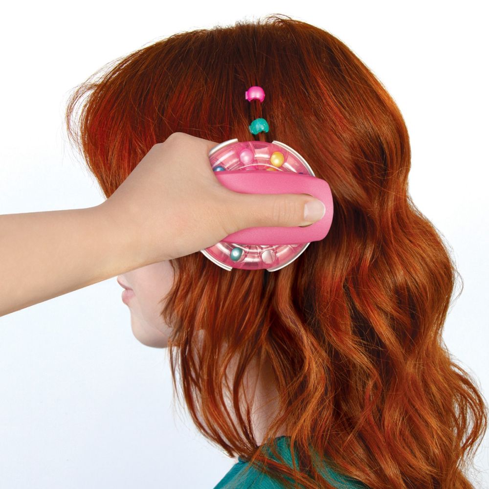 Set aplicator si accesorii pentru par, Make It Real, Snap N Glam, Hair Styling, 167 piese