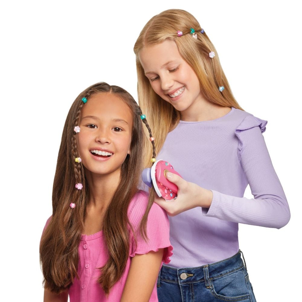 Set aplicator si accesorii pentru par, Make It Real, Snap N Glam, Hair Styling, 167 piese