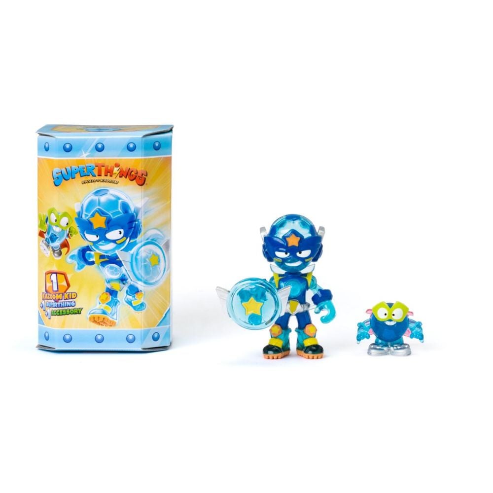 Set 2 figurine si accesoriu, SuperThings, Guardians Of Kazoom Kid