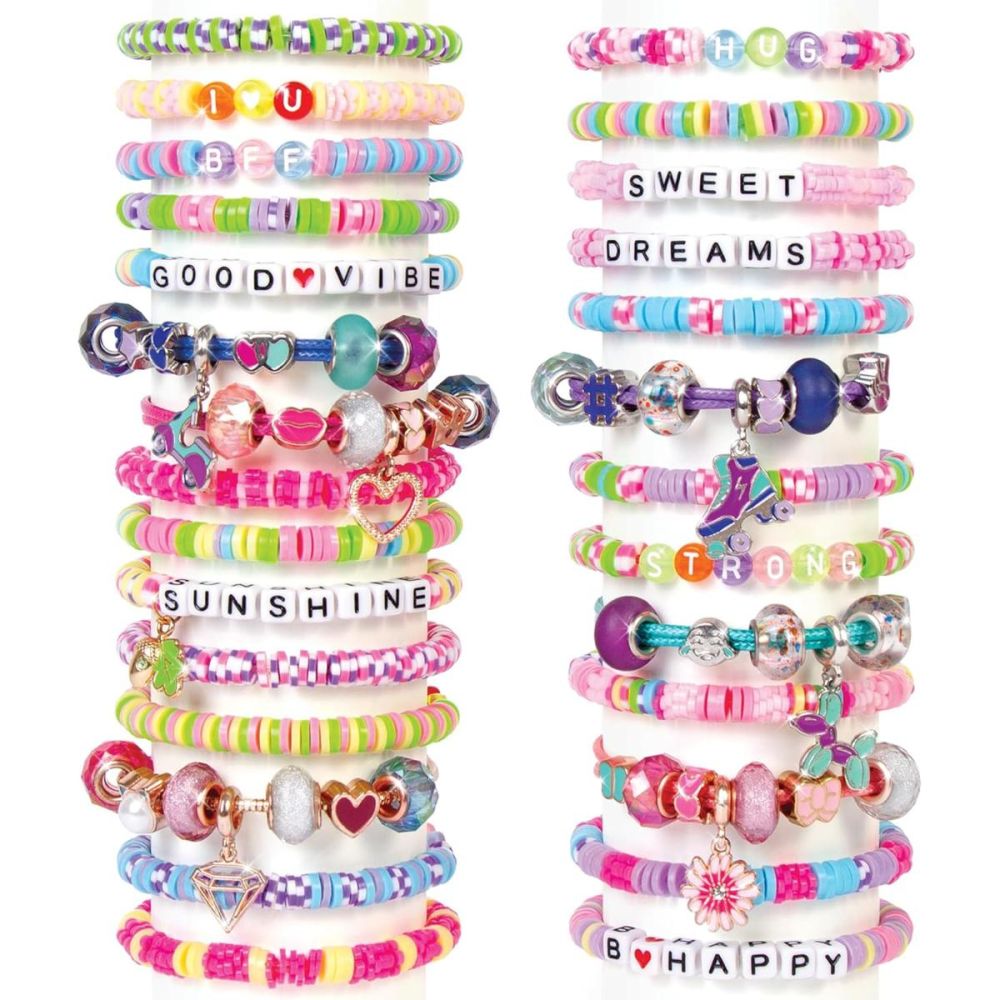 Set de creat bratari, Make It Real, Best Day Ever, Deluxe Jewelry Studio, 2183 piese