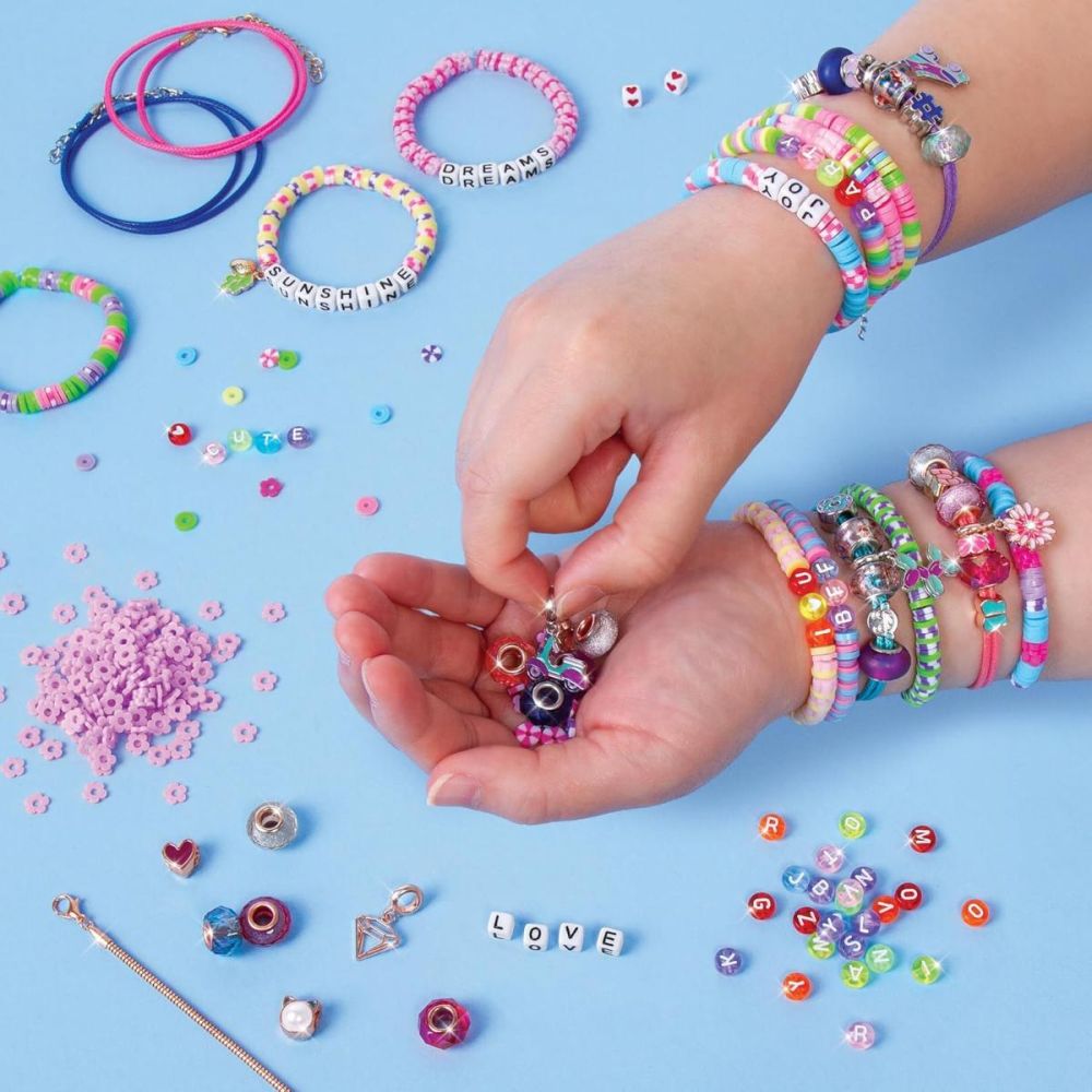 Set de creat bratari, Make It Real, Best Day Ever, Deluxe Jewelry Studio, 2183 piese