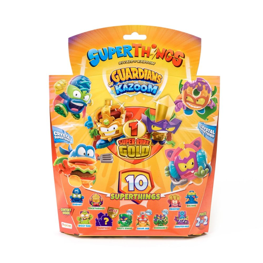 Set 10 figurine, SuperThings, Guardians of Kazoom, Super Rare Gold