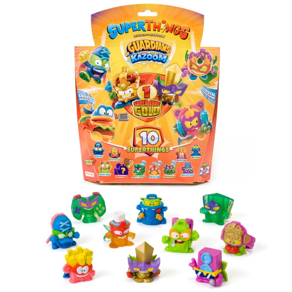 Set 10 figurine, SuperThings, Guardians of Kazoom, Super Rare Gold