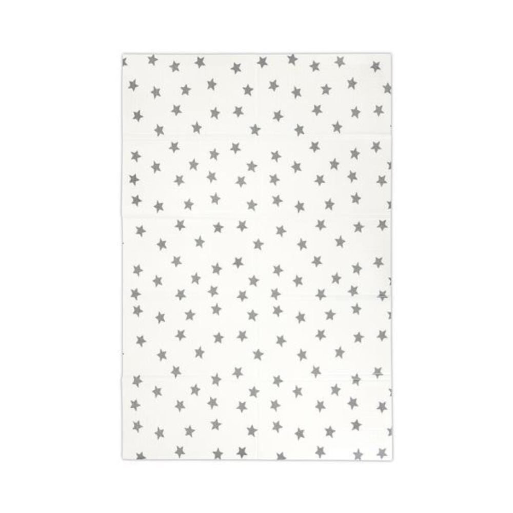 Covoras de joaca termic, Lorelli, din spuma XPE, design cu doua fete, pliabil, impermeabil, 120 x 180 cm, Home and Stars