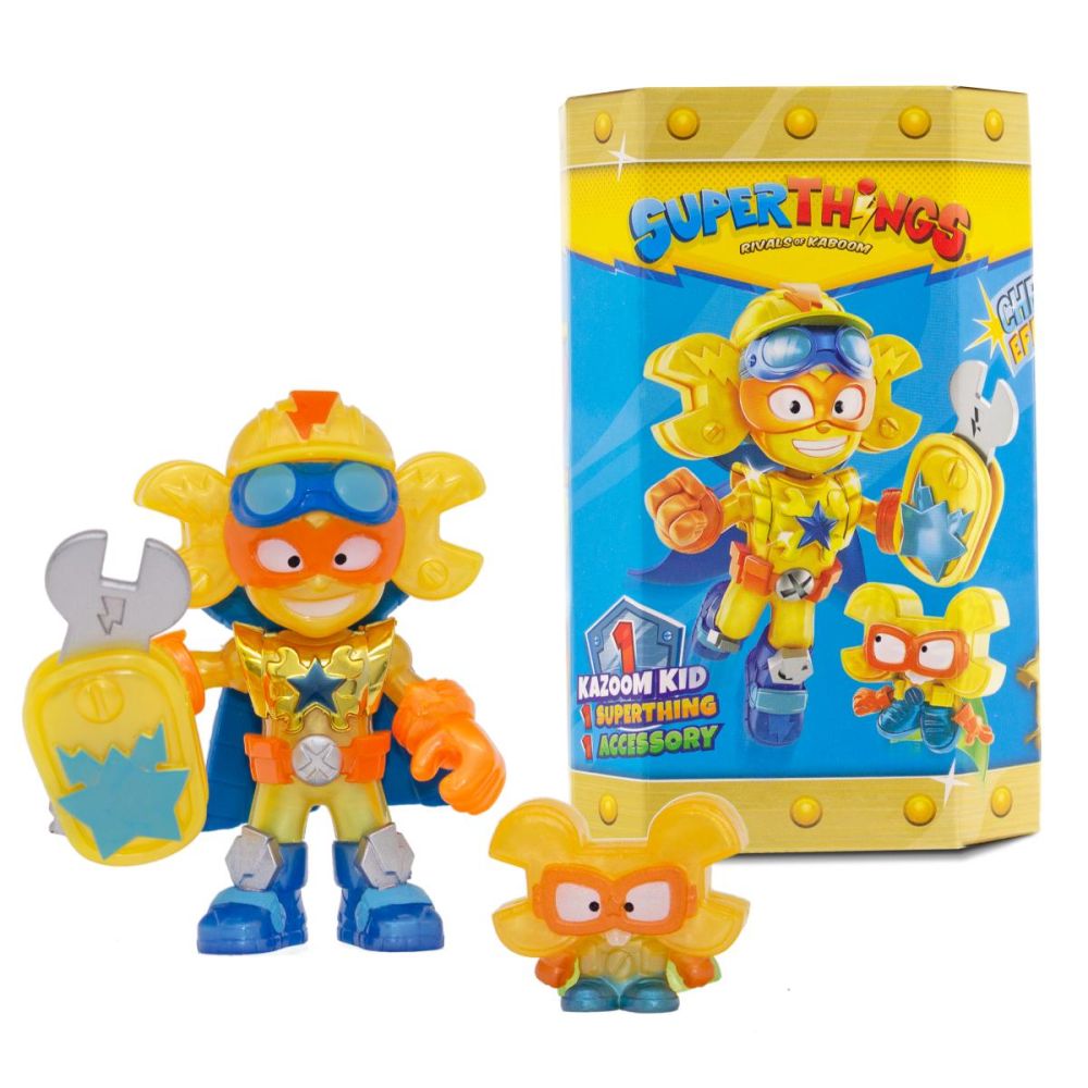 Set 2 figurine SuperThings, Rescue Force, Kazoom Kid