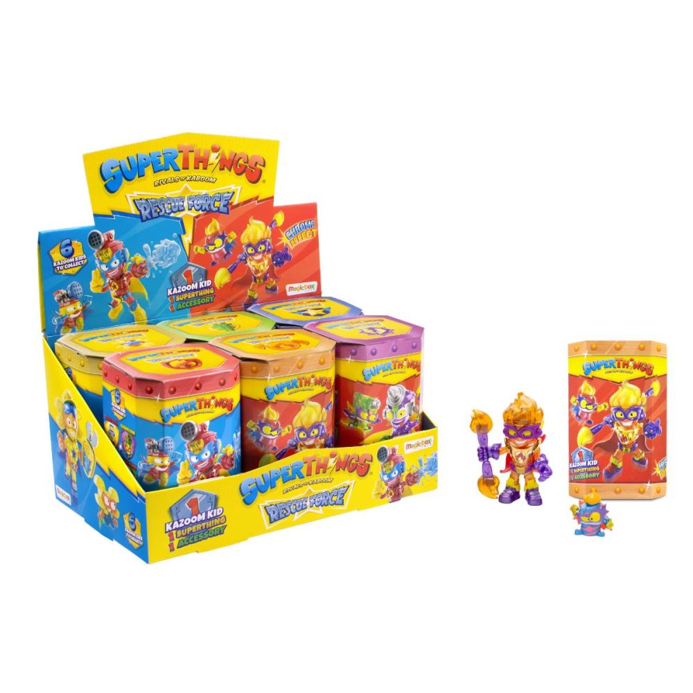 Set 2 figurine SuperThings, Rescue Force, Kazoom Kid