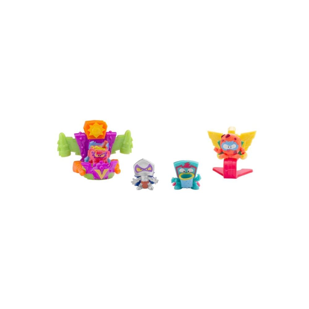 Set 4 figurine si 2 vehicule, SuperThings, Rescue Force