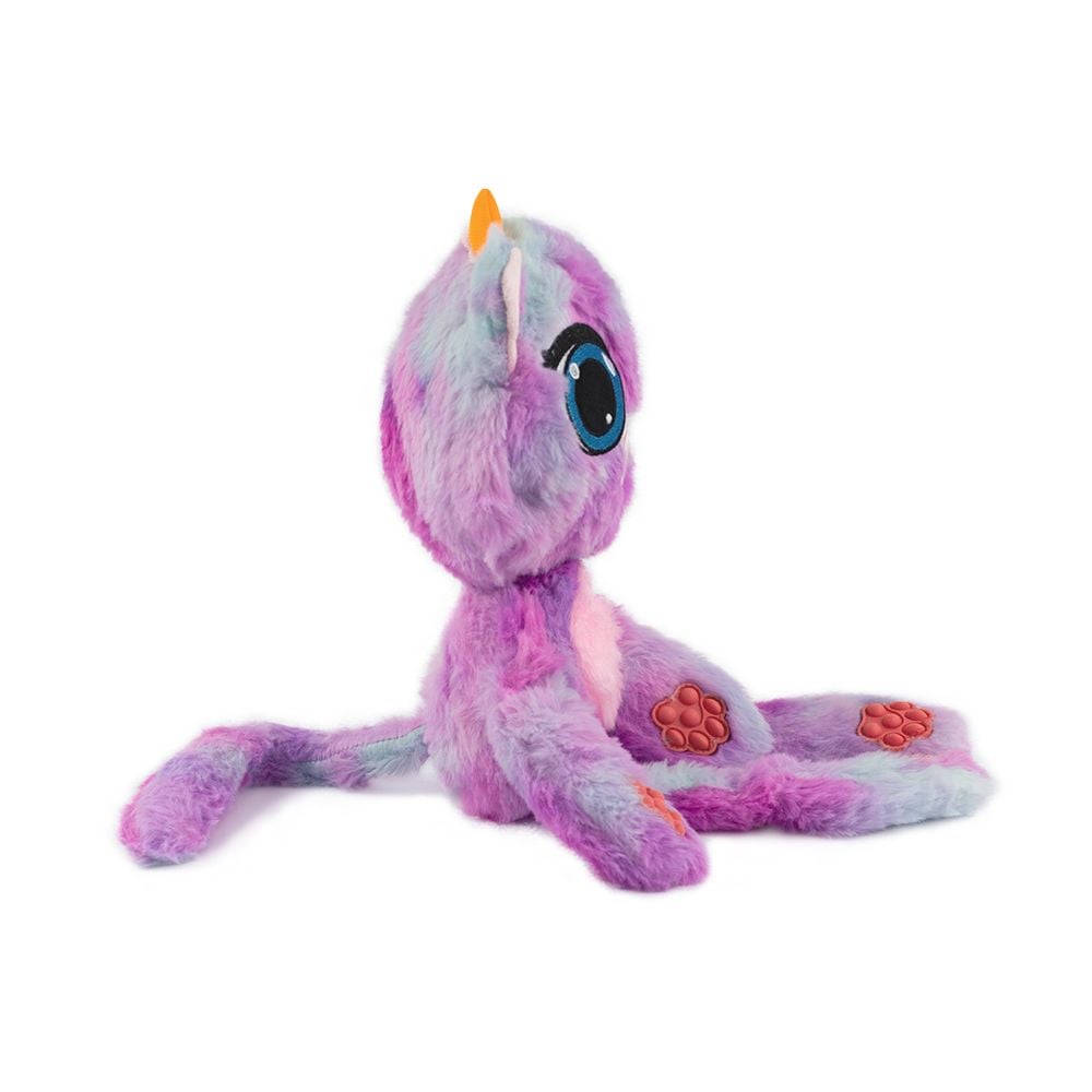 Jucarie mini de plus parfumata, Bubble Pops, S1, Cherry Moo Cow, 23 cm