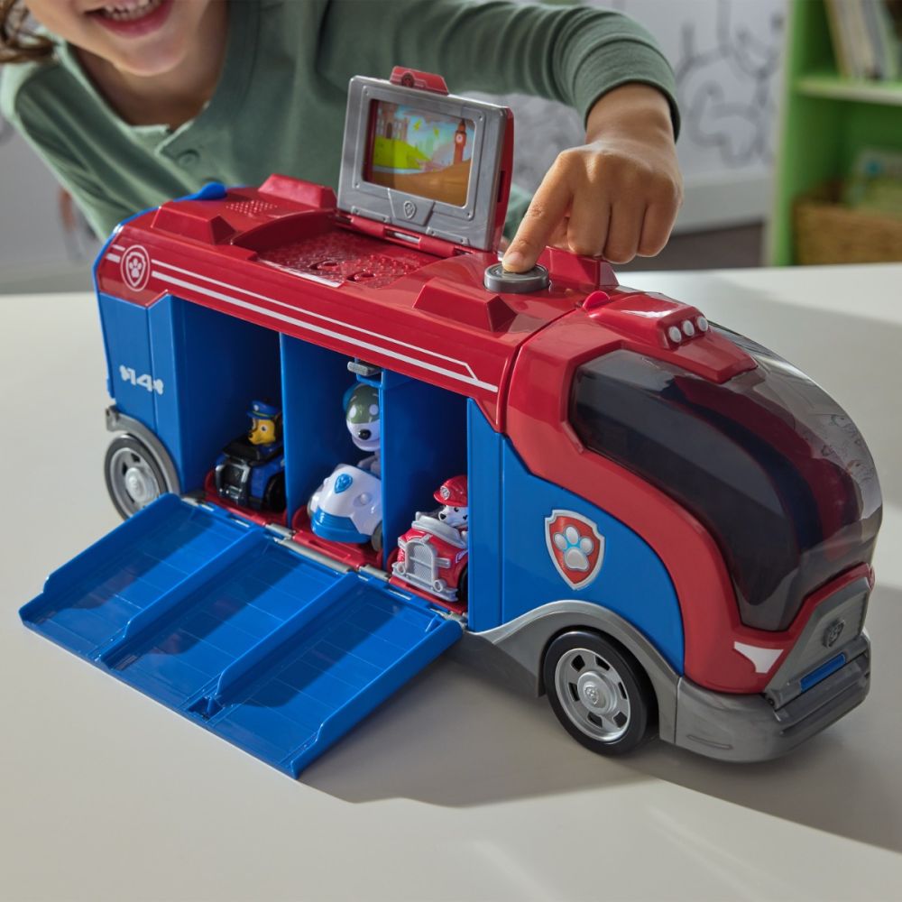 Set de joaca autocar cu figurine, Paw Patrol, Mission Cruiser