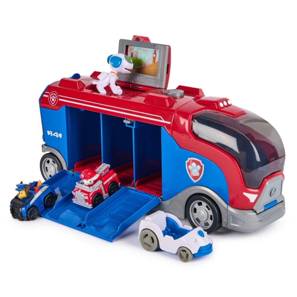 Set de joaca autocar cu figurine, Paw Patrol, Mission Cruiser, 6070313