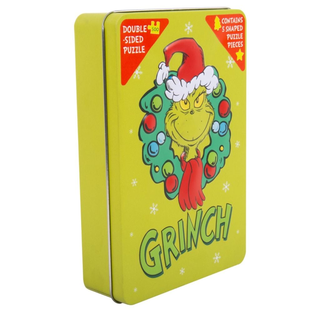 Puzzle cu 2 fete, Grinch, 500 piese
