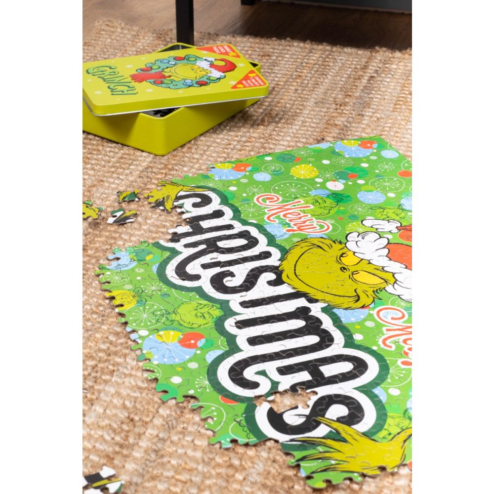 Puzzle cu 2 fete, Grinch, 500 piese