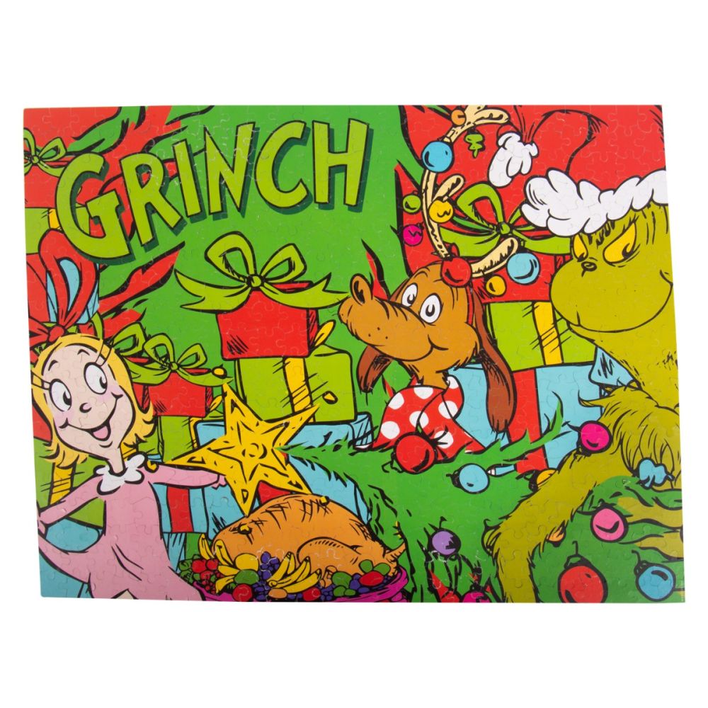 Puzzle cu 2 fete, Grinch, 500 piese