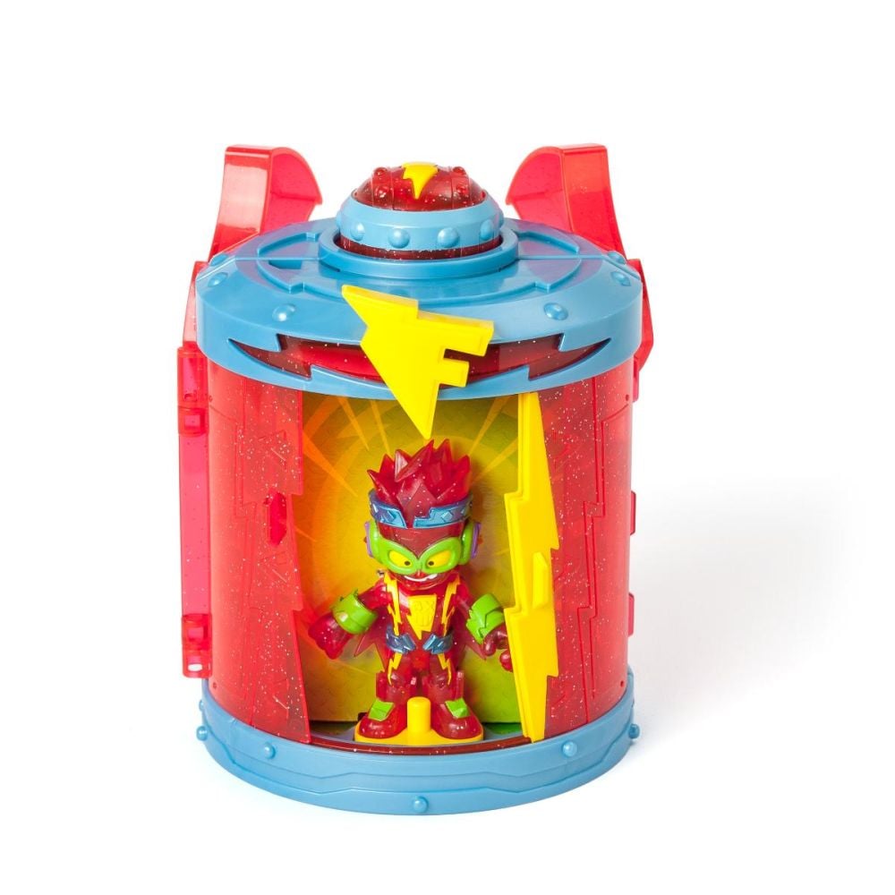 Set de joaca cu figurina, Superthings, Baza Secreta Fury Storm