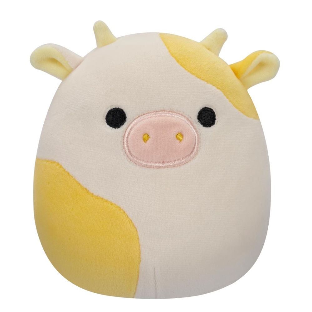 Jucarie de plus, Squishmallows, Vacuta Bodie, 19 cm