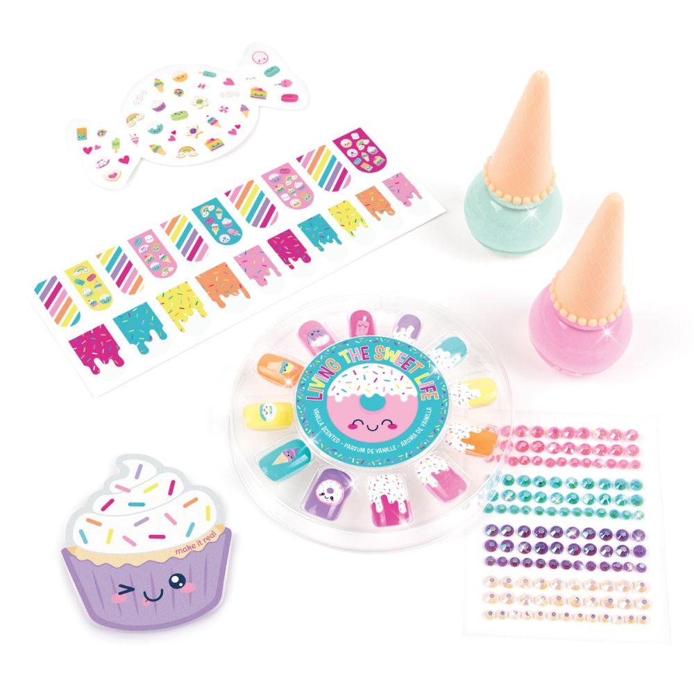 Set manichiura cu accesorii, Make It Real, Nail Candy, 19 piese