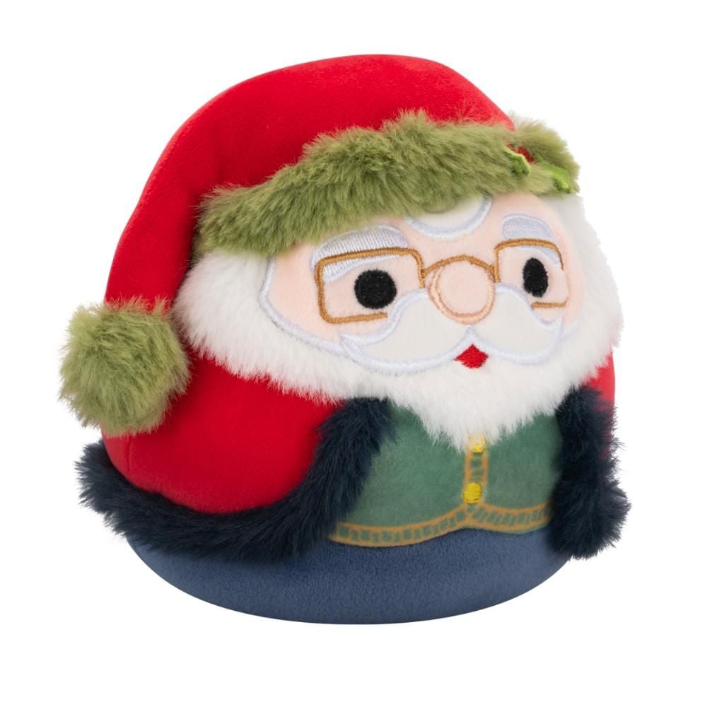 Jucarie de plus, Squishmallows Xmas, Mos Craciun Nick, 19 cm