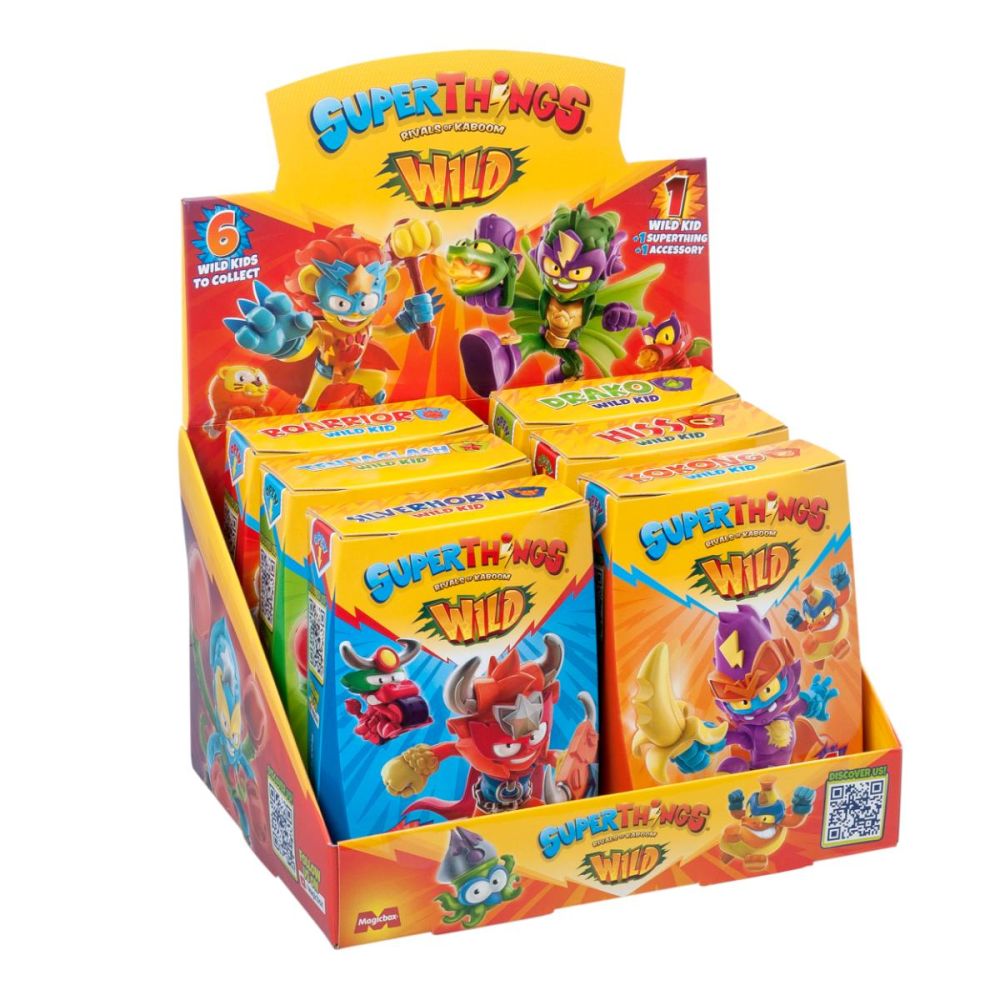 Set 2 figurine, SuperThings, Wild Kids | Noriel