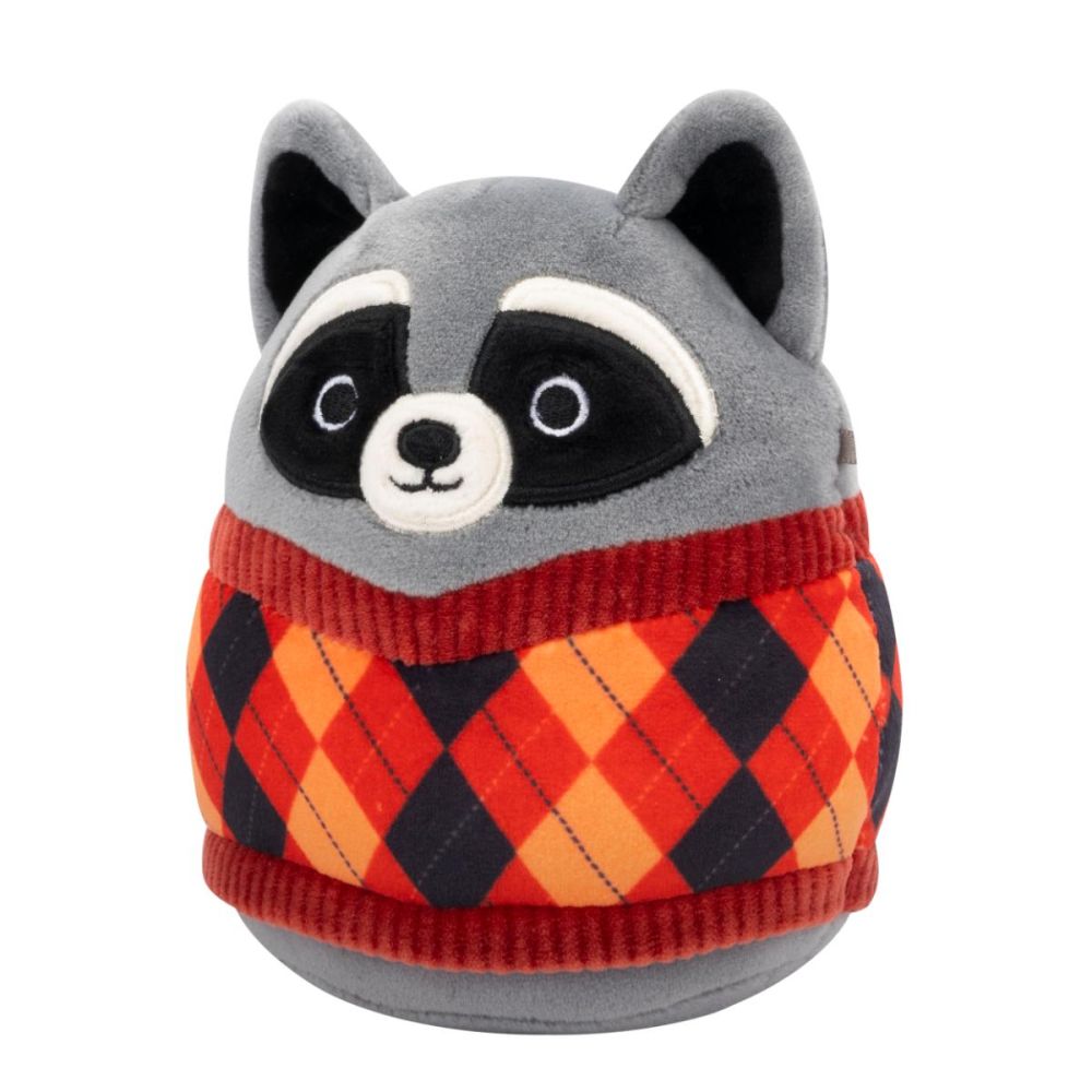 Jucarie de plus, Squishmallows, Ratonul Rocky in pulover, 19 cm