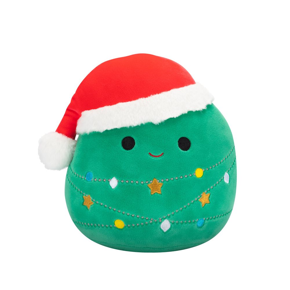 Jucarie de plus, Squishmallows Xmas, Bradul de Craciun, Andy, 19 cm