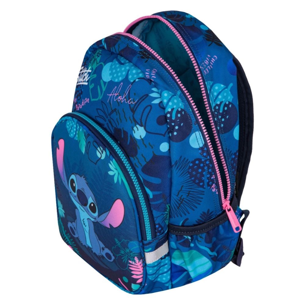 Ghiozdan cu 2 compartimente, Coolpack, Disney Stitch, Blue