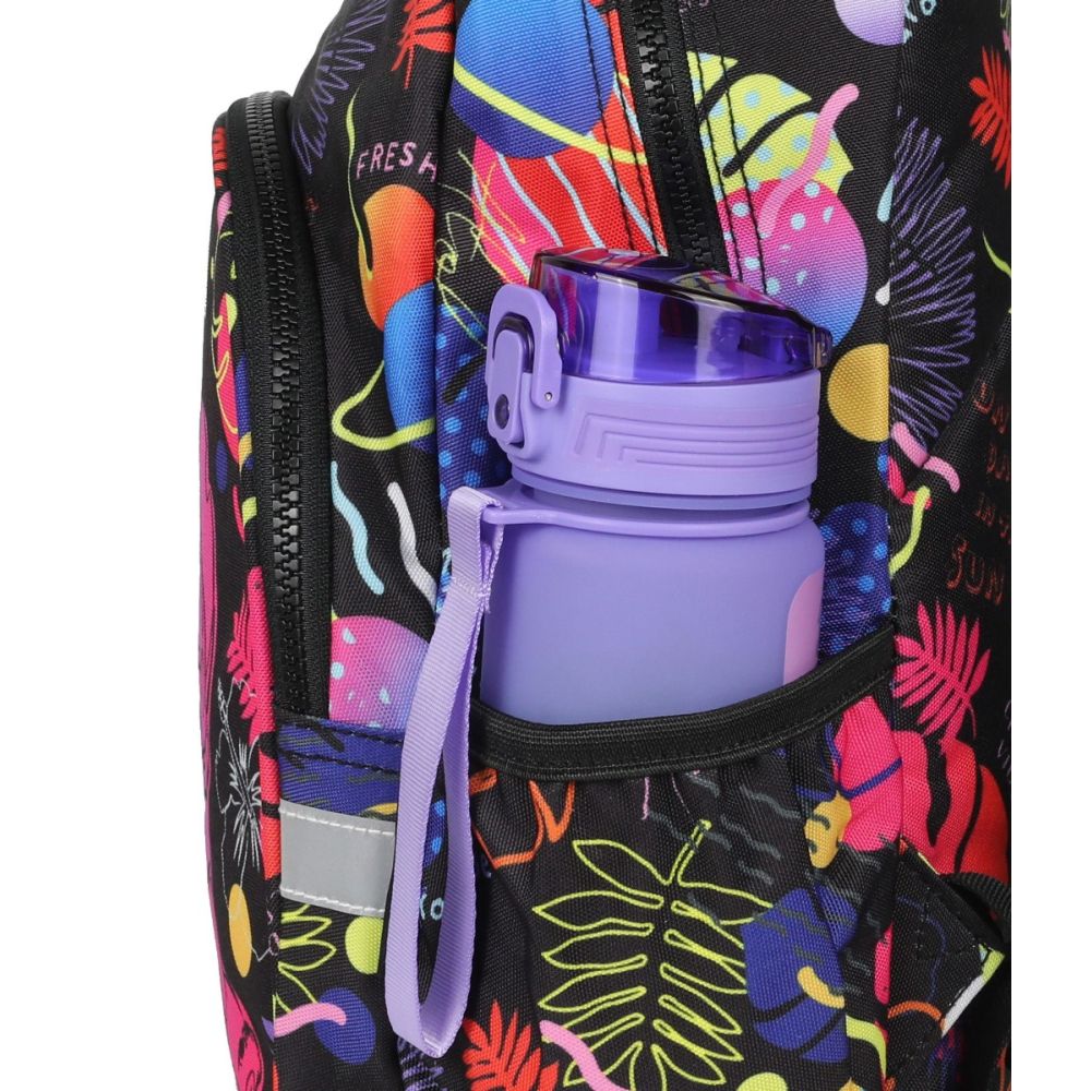 Ghiozdan cu 2 compartimente, Coolpack, Disney Stitch si Toby, Negru