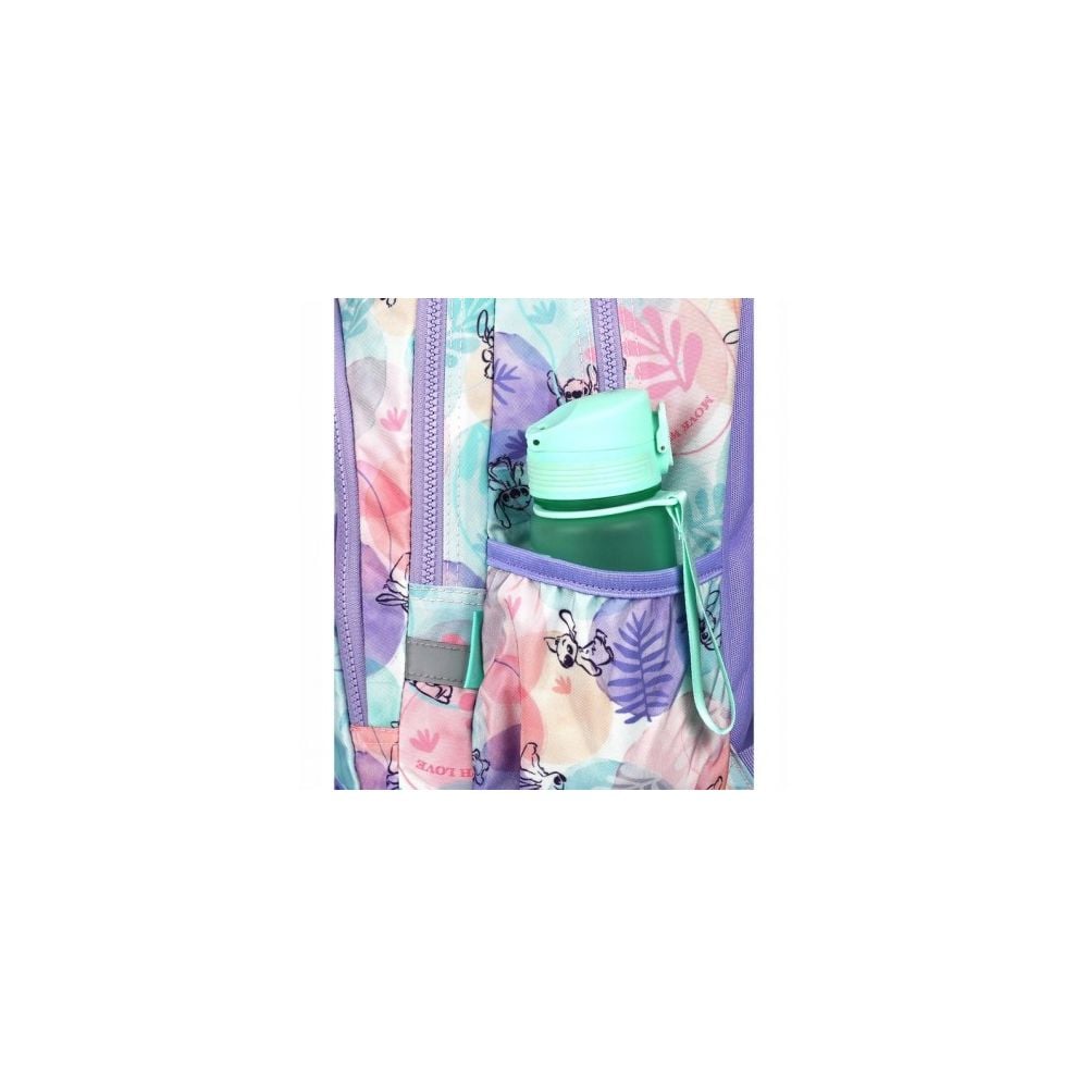 Ghiozdan cu 3 compartimente, Coolpack, Disney Stitch, Pastel