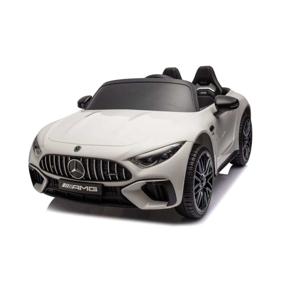 Masina electrica cu telecomanda, Mercedes-Benz AMG Sl63 10.8V, Alb