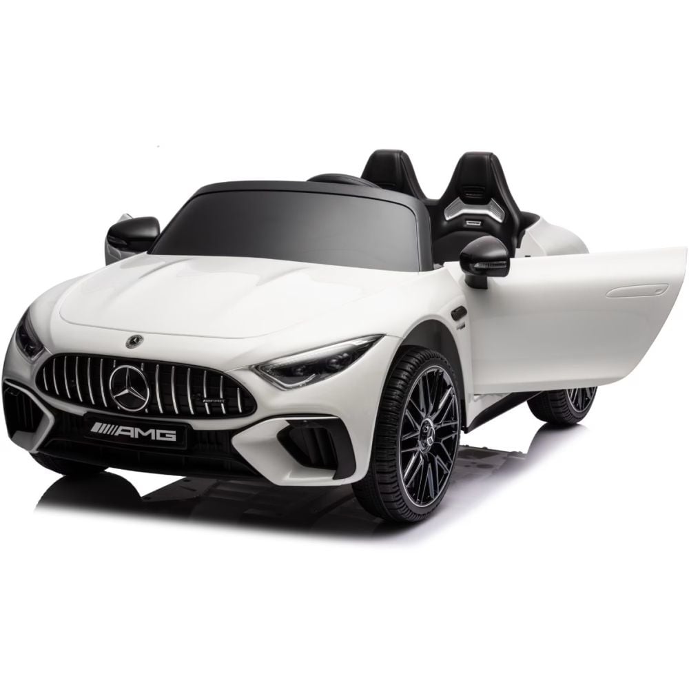 Masina electrica cu telecomanda, Mercedes-Benz AMG Sl63 10.8V, Alb