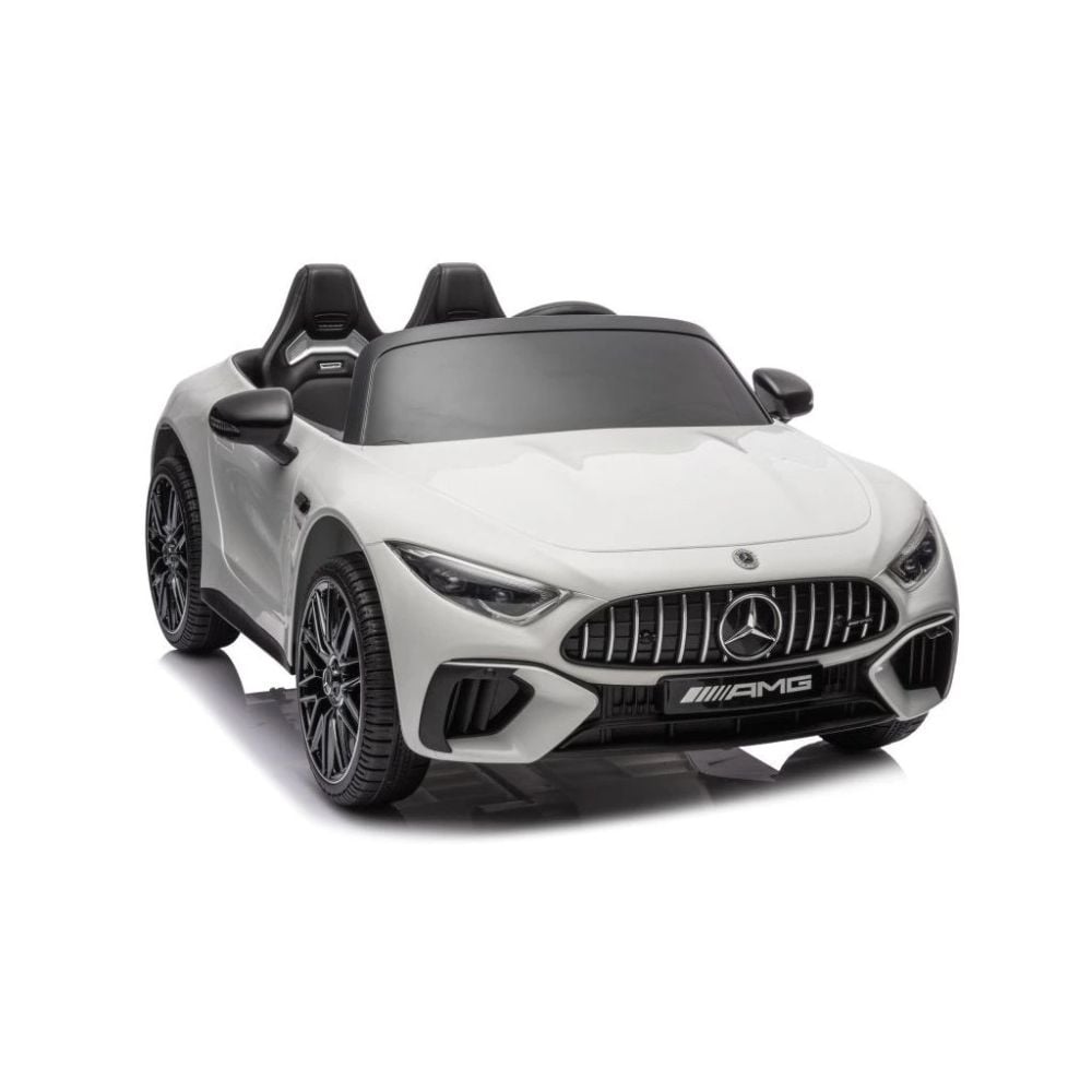 Masina electrica cu telecomanda, Mercedes-Benz AMG Sl63 10.8V, Alb