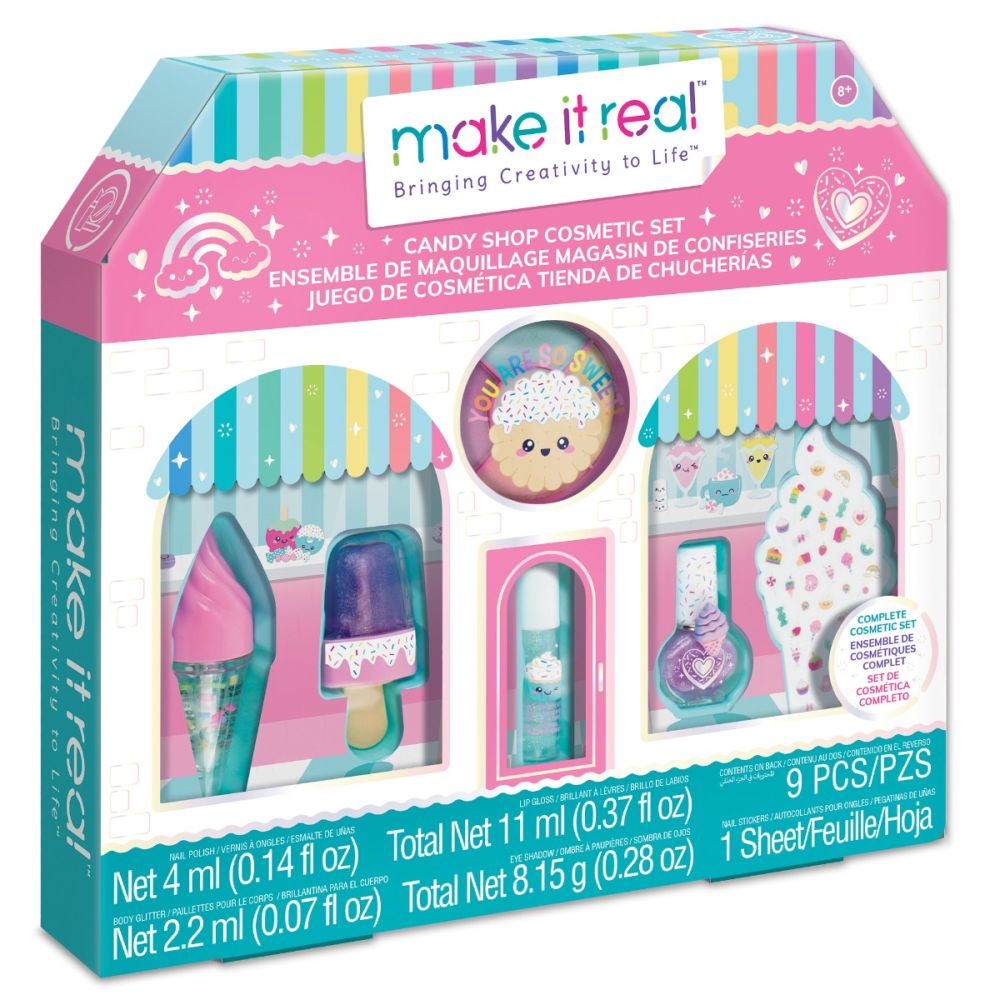 Set produse cosmetice, Make It Real, Candy Shop, 9 piese