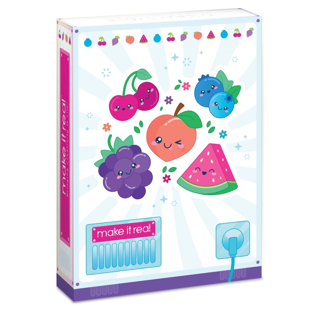 Set cosmetice cu aroma fructata, Make It Real, Beauty Cosmetics Vending Machine, 8 piese