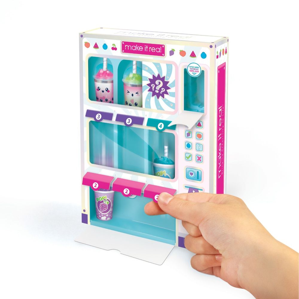 Set cosmetice cu aroma fructata, Make It Real, Beauty Cosmetics Vending Machine, 8 piese