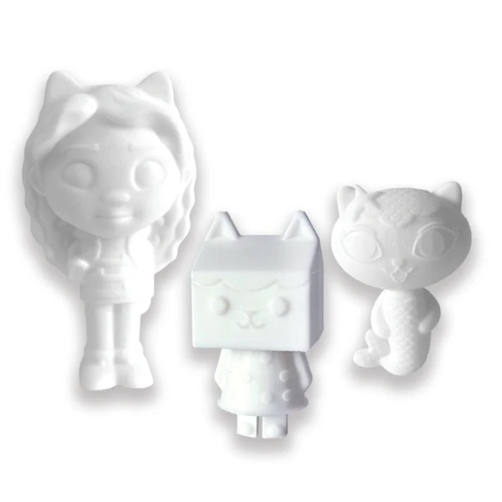 Set 4 figurine squishy de colorat, Gabbys Dollhouse