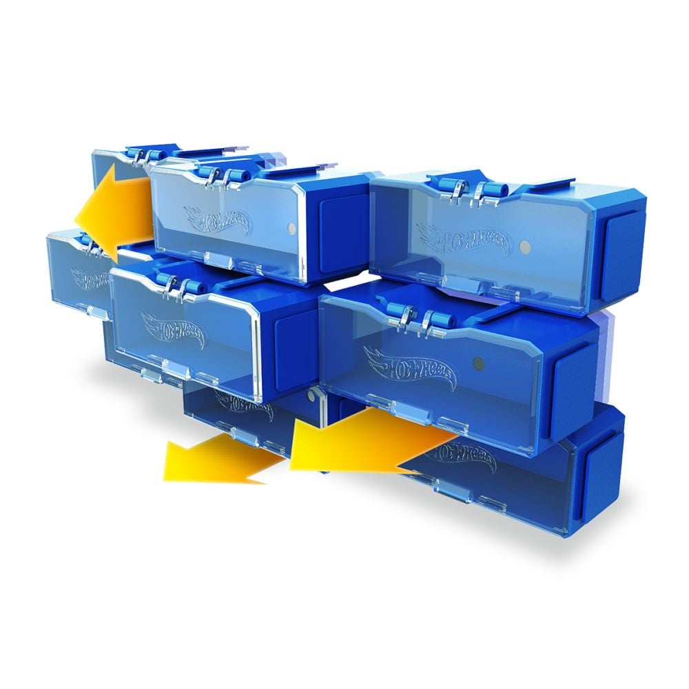 Cutie Multibrick pentru 28 masinute, Hot Wheels