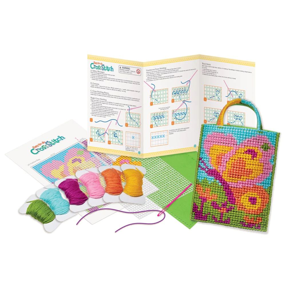 Set de brodat pentru copii, 4M