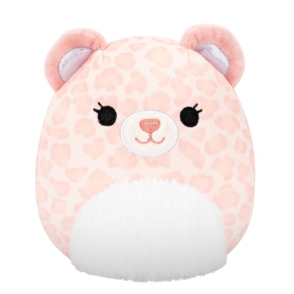 Jucarie de plus, Squishmallows, Phaedra The Pink Leopard, 19 cm