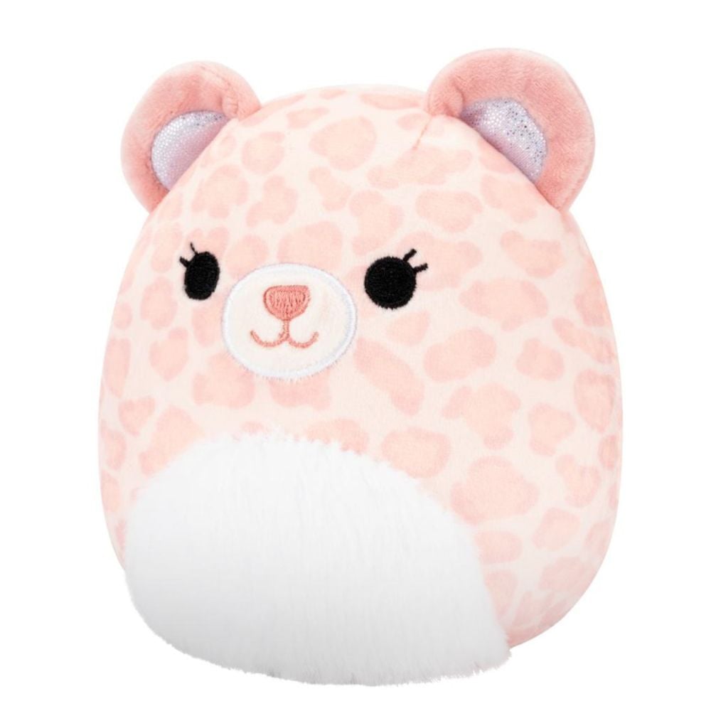 Jucarie de plus, Squishmallows, Phaedra The Pink Leopard, 19 cm